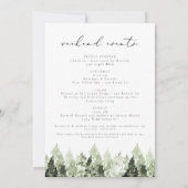 Clover - Bohemen Waterverf Mountain Lake Kaart (Achterkant)