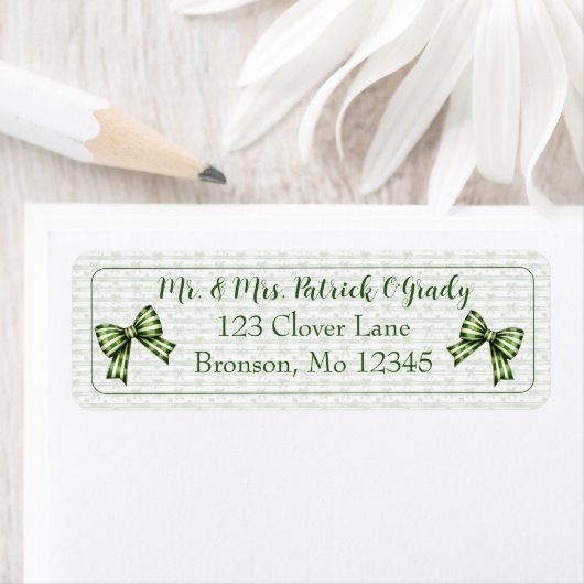 Clover & Bow St. Patrick’s Day  Etiket (Insitu)