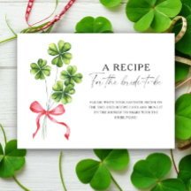 Clover Bruidsdouche Recept voor de aanstaande brui