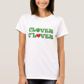 Clover C'Lover {4-leaf Clover & Heart} Shirt (Voorkant)