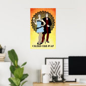 Clover Club -1920s Art Nouveau Poster (Thuiskantoor)