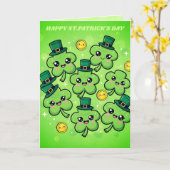 Clover Cutie St. Patrick's Dag Kaart (Gele Bloem)