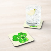 Clover Dew druppels Beverage Coaster Fresh Green Bier Onderzetter (Rechterzijde)