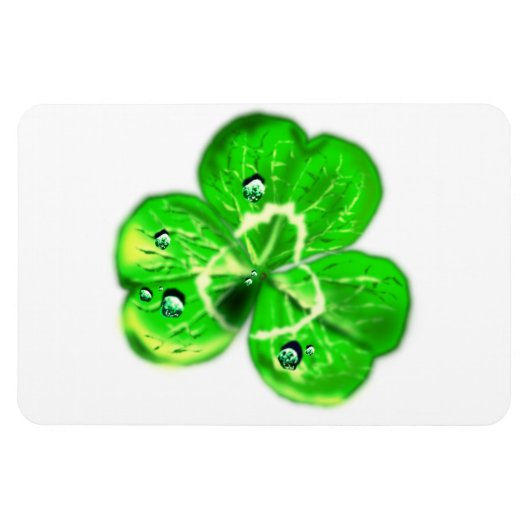 Clover Dew Druppels Magnet Magneet (Horizontaal)