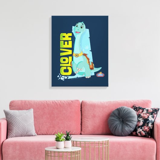 Clover | Dino Ranch Canvas Afdruk (Insitu (Woonkamer))