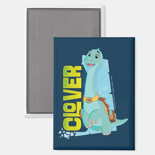 Clover | Dino Ranch Magneet (Voorkant / Achterkant)