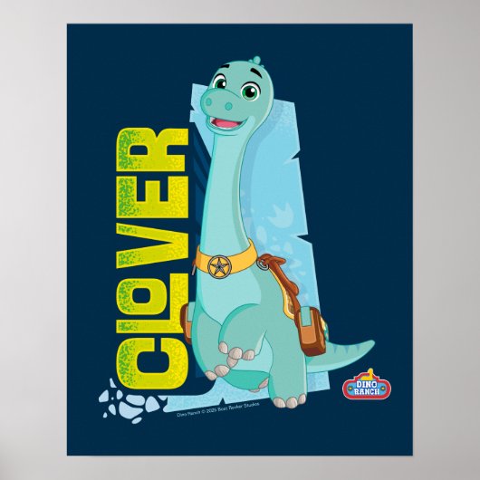 Clover | Dino Ranch Poster (Voorkant)
