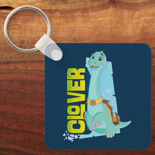 Clover | Dino Ranch Sleutelhanger (Voorkant)