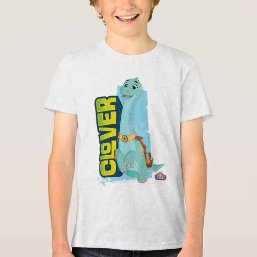 Clover | Dino Ranch Tri-Blend Shirt (Voorkant)