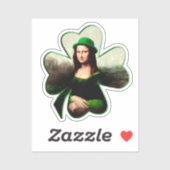 Clover Earring St. Patrick's Day Sticker (Vel)