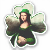 Clover Earring St. Patrick's Day Sticker (Voorkant)