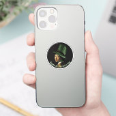 Clover Earring St. Patrick's Day Sticker (Telefoon)