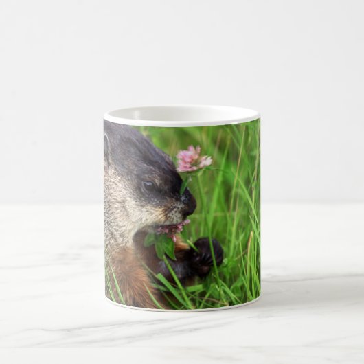 Clover-etende grondhog koffiemok (Center)