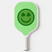 Clover Eyes Happy Face Pickleball Paddle (Achterkant)
