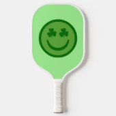 Clover Eyes Happy Face Pickleball Paddle (Voorkant)