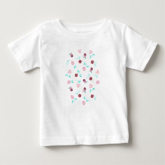 Clover Flowers Baby Romper (Voorkant)