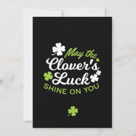 Clover Geluksbrenger: Moge de Clover's Geluk Schij Kaart