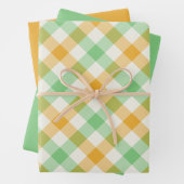 Clover Gingham Inpakpapier Vel (In situ)