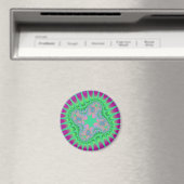 Clover Green Flower Magneet (Insitu (Vaatwasser))
