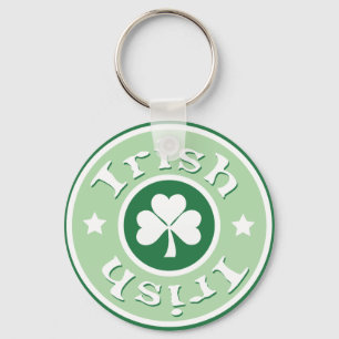 Clover Green Irish Circle Sleutelhanger