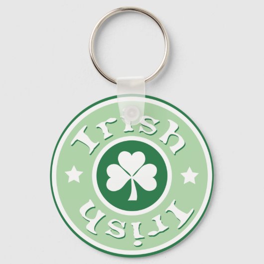 Clover Green Irish Circle Sleutelhanger (Voorkant)