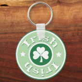 Clover Green Irish Circle Sleutelhanger (Voorkant)