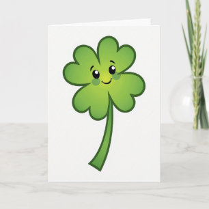Clover Hartvorm Smile Kaart