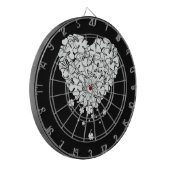 Clover Heart Dartbord (Voorkant Links)