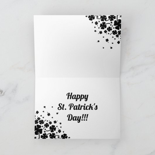 Clover Heart Kaart (Binnen)