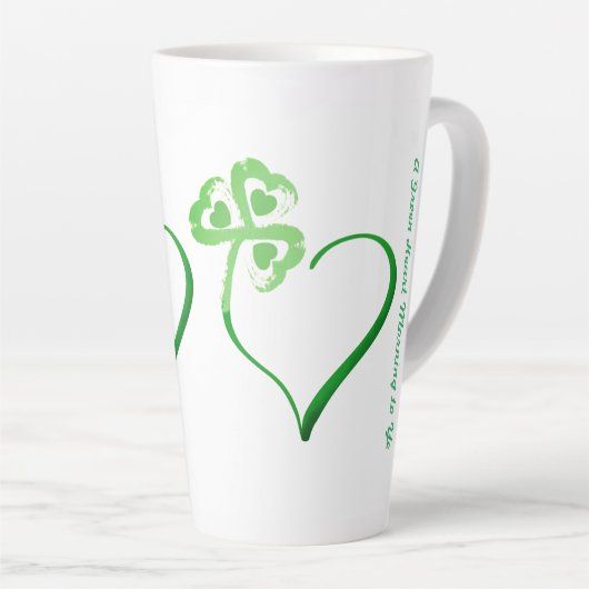 Clover Heart Latte Mok (Rechterhoek)