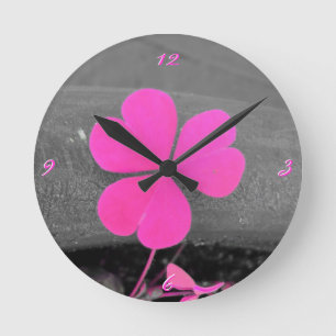 ~Clover Hearts~ WALL CLOCK Ronde Klok