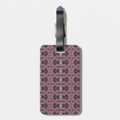 Clover Ikat 5 Bagagelabel (Achterkant verticaal)