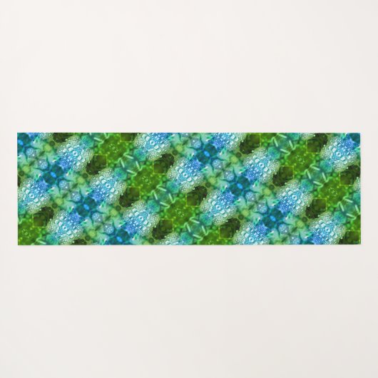 Clover Ikat Pouf x GL Yogamat (Achterkant (horizontaal))