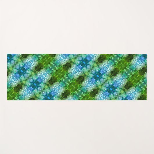 Clover Ikat Pouf x GL Yogamat (Voorkant (horizontaal))