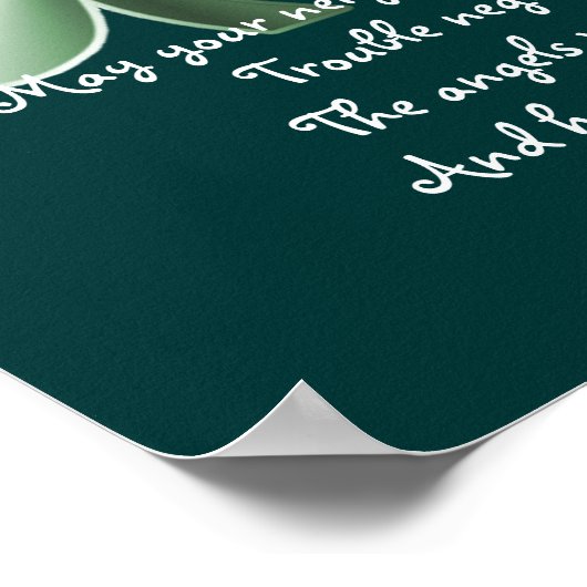 Clover - Irish Proverb Print (Hoek)