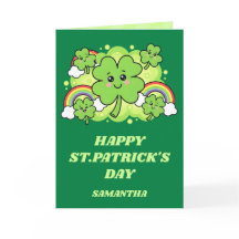 Clover Joy St. Patrick's Dag Kaart