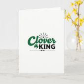 Clover King Viering Kaart (Gele Bloem)