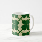 Clover Lattice Linen Koffiemok (Voorkant rechts)