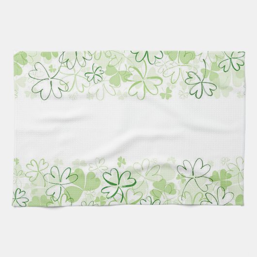 "Clover Leaf" keukenhanddoek (Horizontaal)