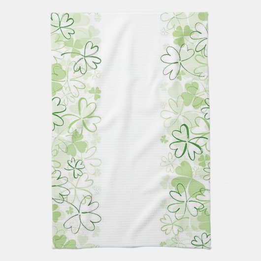 "Clover Leaf" keukenhanddoek (Verticaal)