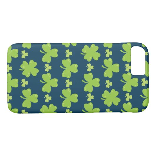Clover Leaf Pattern Case-Mate iPhone Case (Achterkant (Horizontaal))