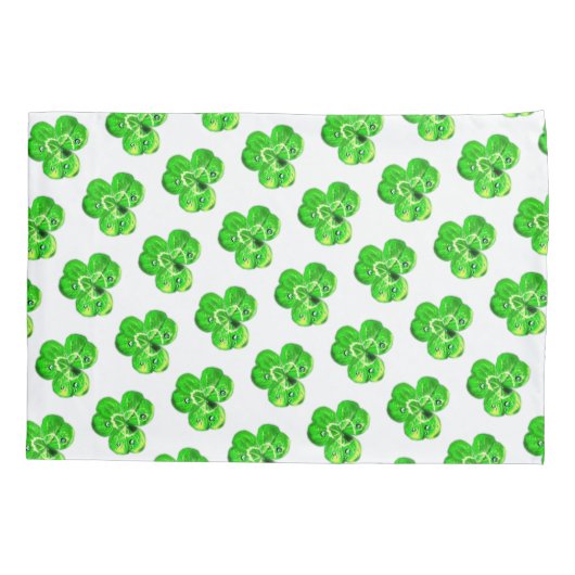 Clover Leaf Pillow Hoesje Kussensloop (Achterkant)