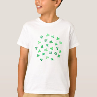 Clover Leaves Kinderen Short hoeve Raglan T-Shirt