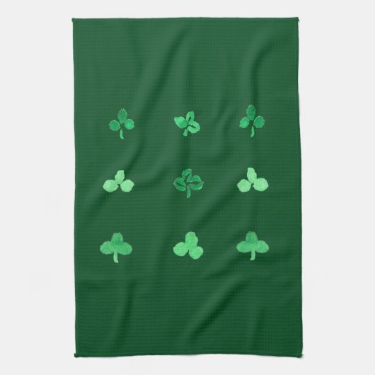 Clover Leaves Kitchen Towel Theedoek (Verticaal)