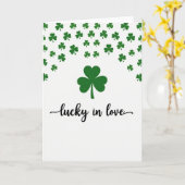Clover Liefdespatroonaansluiting Kaart (Gele Bloem)