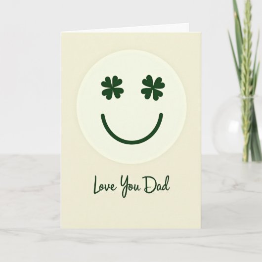 Clover Lieve Papa Kaart (Voorkant)