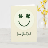 Clover Lieve Papa Kaart (Gele Bloem)