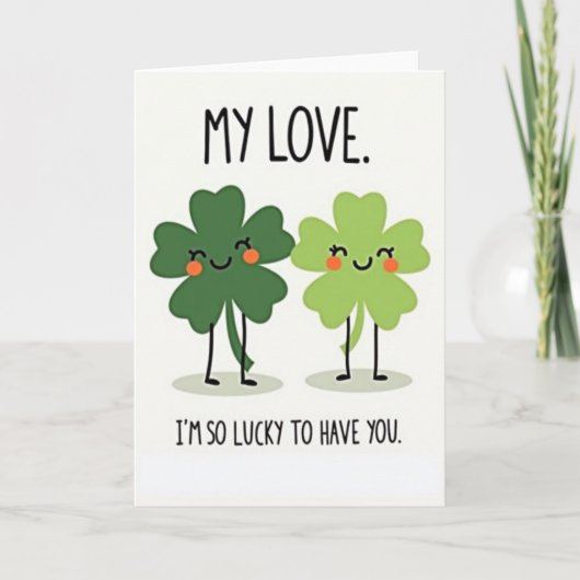 Clover Love Lucky You Kaart (Voorkant)