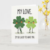 Clover Love Lucky You Kaart (Gele Bloem)