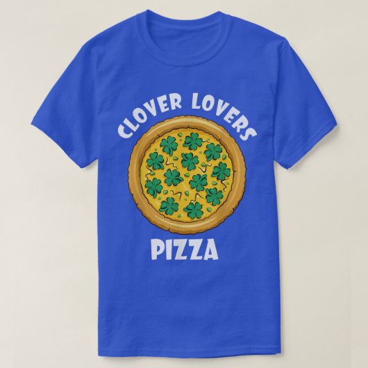 Clover Lovers Pizza Shamrock St Patrick Day Toddl T-shirt (Design voorkant)